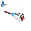 AD22C-10B/L pushbutton work light waterproof 10mm metal 220v 24v red led