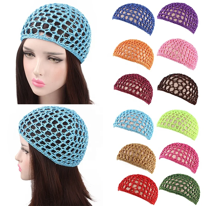 Wholesale Multicolor Net Sleeping Hair Soond Net Hat Bun Cover Hair