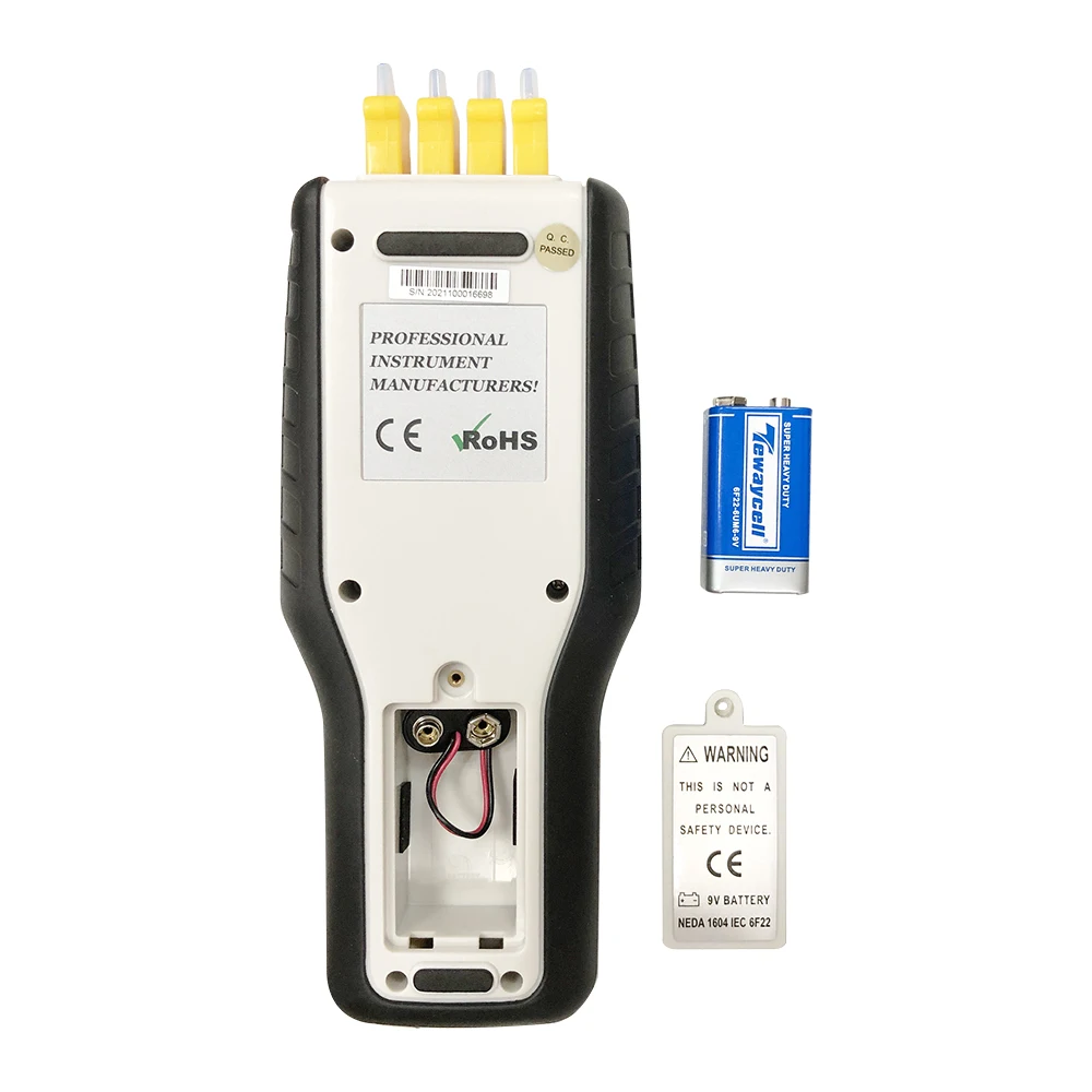 4channel Handheld Thermocouple Data Logger Thermometer Lcd Display