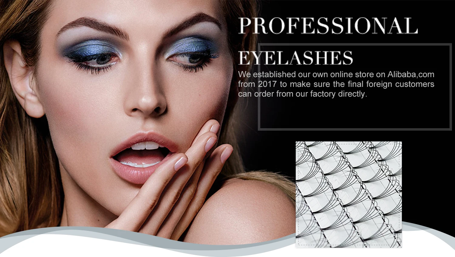 100% Mink Eyelash Extension 3d Pre Glued Pre Made Fan