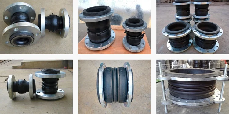 Double Ball Flanged End EPDM Rubber Expansion Joints