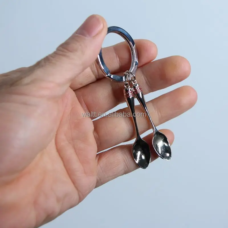 Mini Knife Fork Spoon Keychain Little Cutlery Keychain - Buy Spoon ...