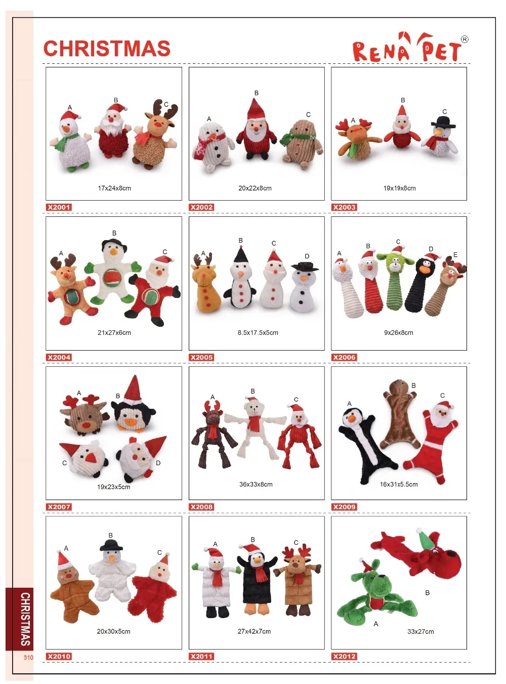 Wholesale Squeaky Stockings Christmas Pet Dog Plush Toys Buy