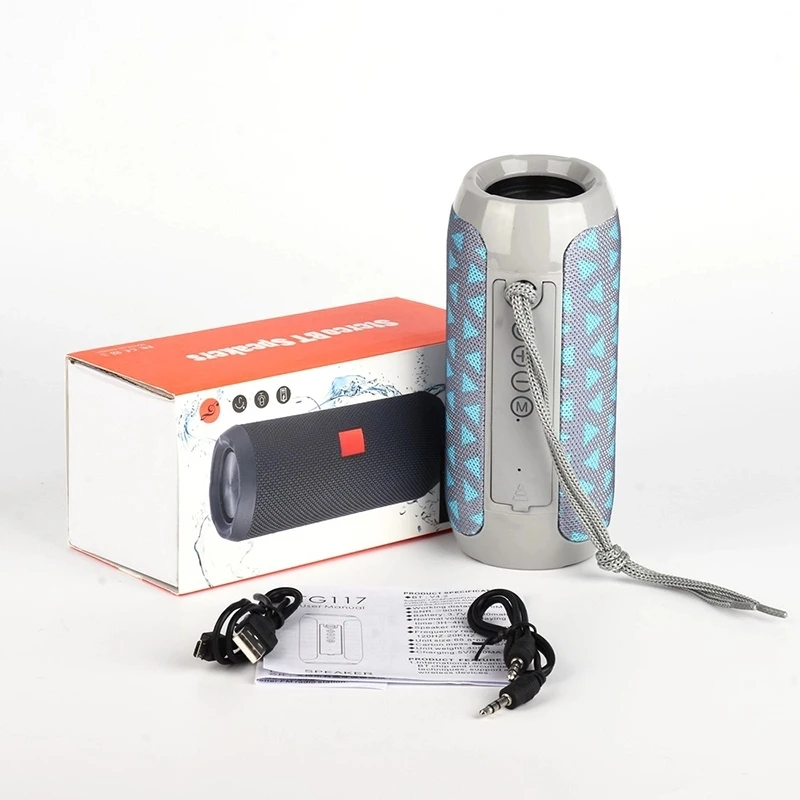 Portable Subwoofer Wireless TG117 Outdoor bluetooths Speaker waterproof wireless bluetooth speaker Bass Wireless stereo Speakers - ANKUX.COM