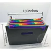 Amazon Colorful A4 PP Plastic 24 Pockets accordion Expanding File Folder Organizer Case Bag