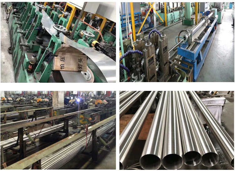 Inox 201 304 316 tuberías de acero inoxidables de oro/tubo del oro de China