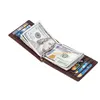 2019 New arrival 2 Fold Mens Genuine Leather Card Holder Wallet Wallet With Money Clip Coin Pocket branded wallet