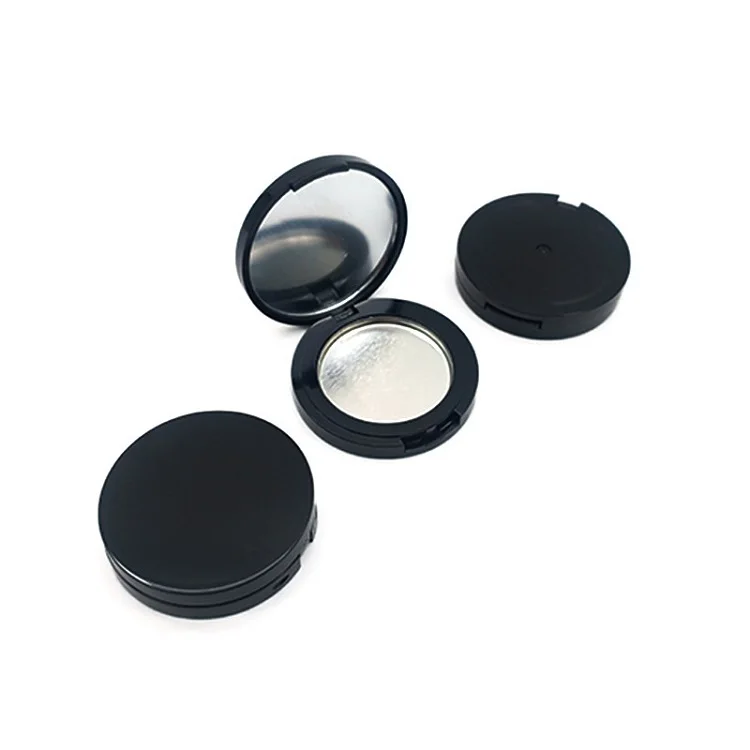 Empty Compact Powder Case Black Highlight Blush Case Lipstick Eyeshadow ...