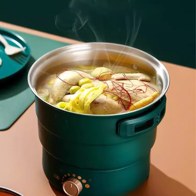 110V Portable Foldable Electric Cooker Small Household Rice Cooker ...