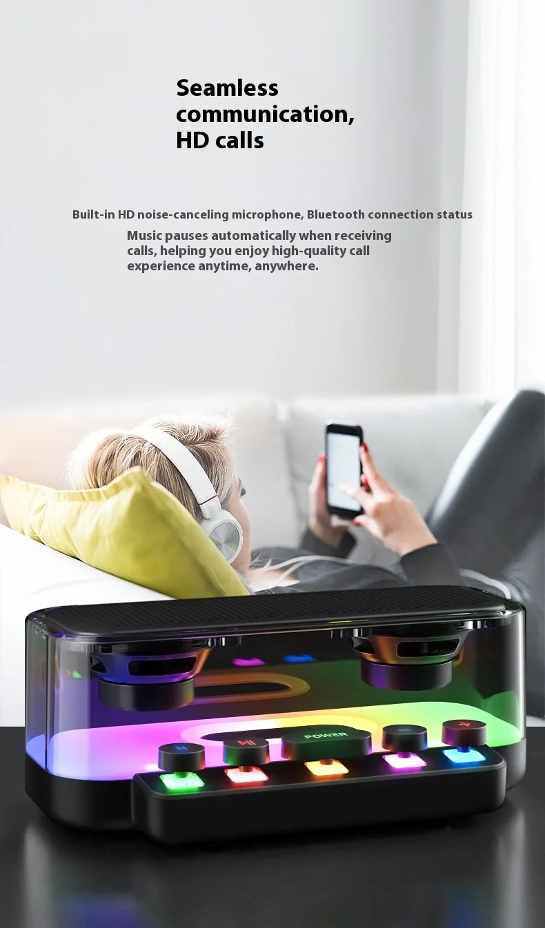 Multifunctional Z6 Wireless Desktop for BT Speaker High-Volume Portable Outdoor Subwoofer Cross-Border New Model Home