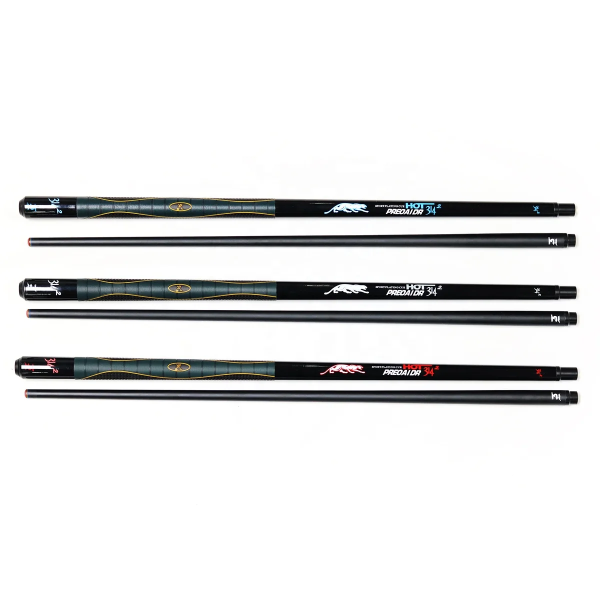 Premium 3142 Predator Billiard Cue - 2-Piece Carbon Shaft Pool 