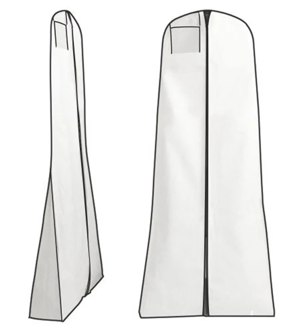 Custom Printed Extra Long Bridal Wedding Dress Cover Garment Bag For