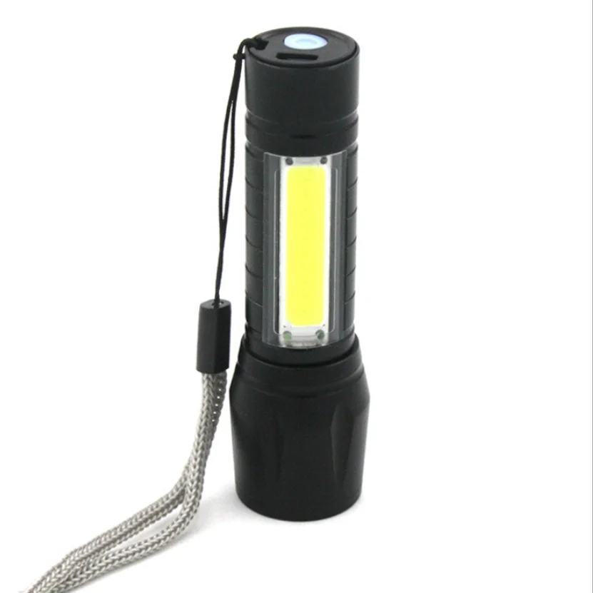 

Mini Rechargeable Torch Light,2 Pieces, Black