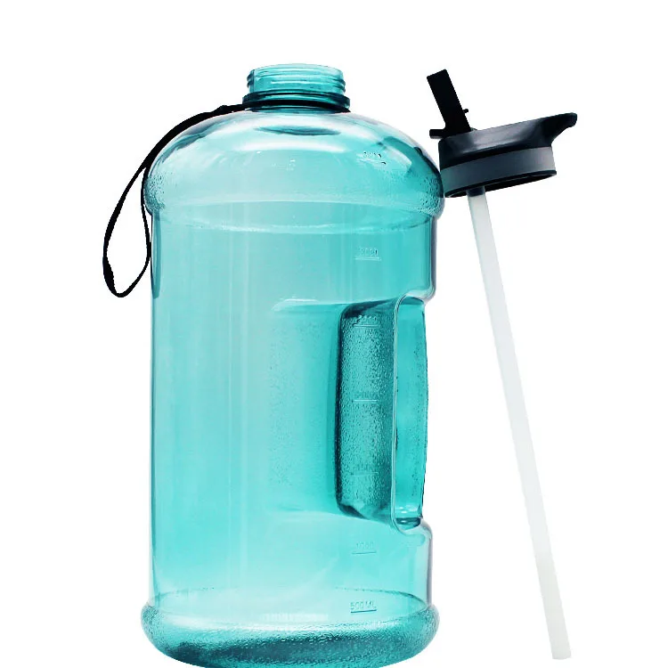 Wholesale Straw 1 Gallon Water Bottles Sport Petg Plastic Botella De