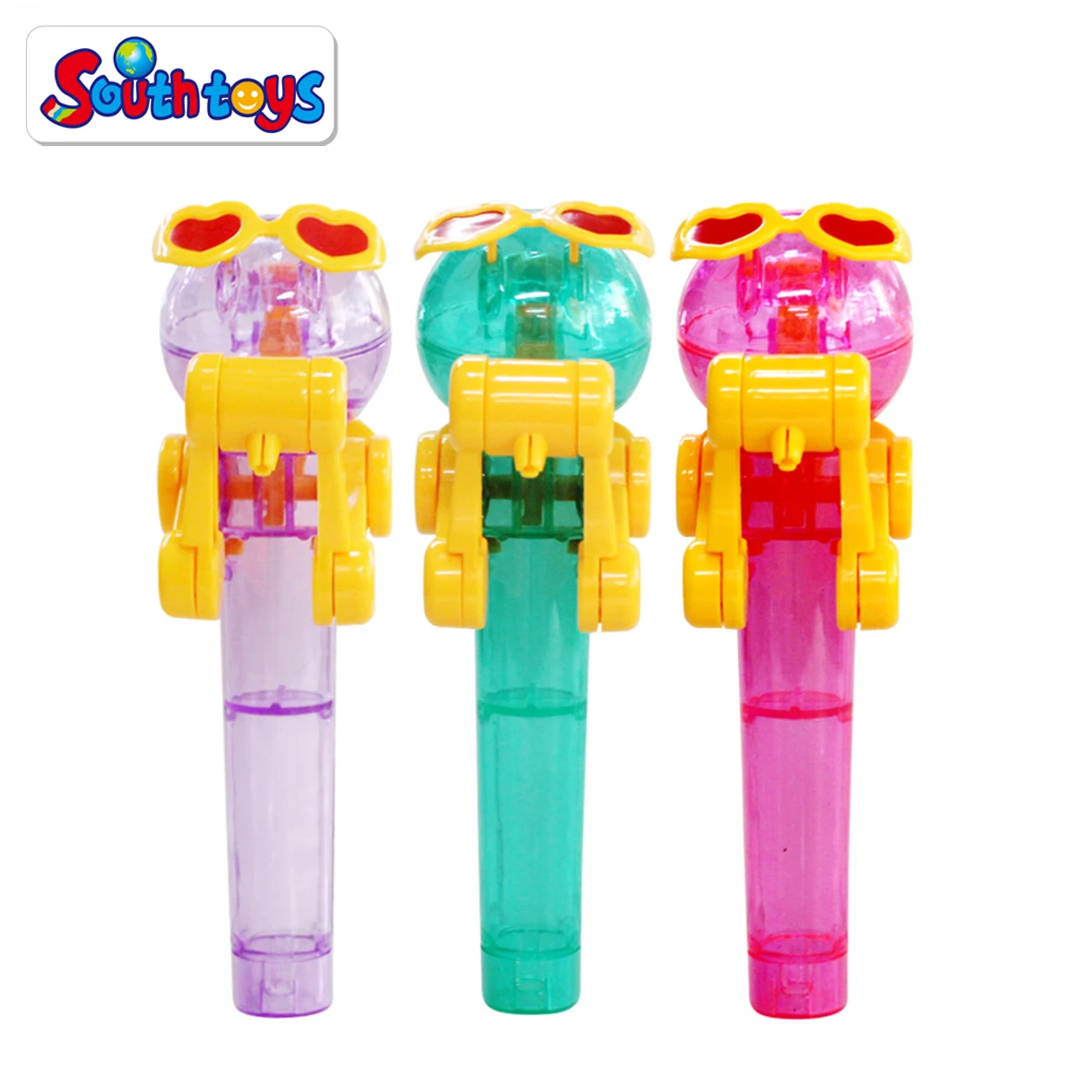 robot lollipop holder