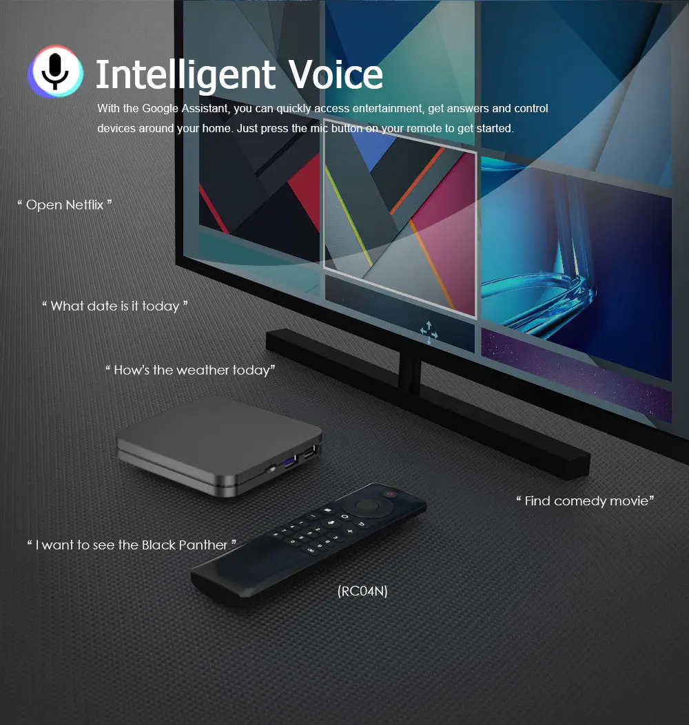 Newest Android 9.0 S905x3 4gb Ram 32gb 64g Rom Android Tv Box V1 Max