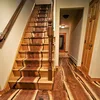 Walnut Slab Floating Stairs with Wood Step Modern Staircase System Wood Stairs