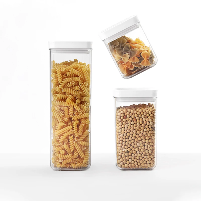 Clear Plastic Airtight Food Storage Container Pantry Organization Containers With Lids Buy