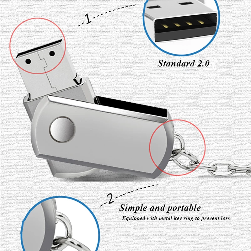 USB 3.0 Memory Stick 8GB 16GB 32GB 64GB Twist Usb Pen Memory Stick Usb Flash Drive - ANKUX.COM