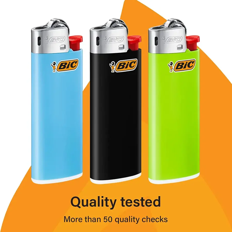 Classic Full Size Bic Lighter J25 Original Disposable Cigarette Bic ...