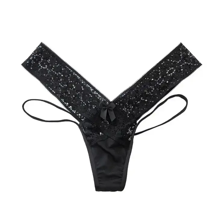 Custom Logo Hot Sexy Panties Lace Lingerie Womens Sexy Underwear Mid