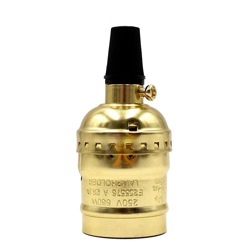 E26 E27 screw vintage  edison lampholder without switch