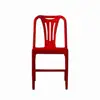 Modern design dining room home furniture colorful stacking full PP plastic dining chairs
