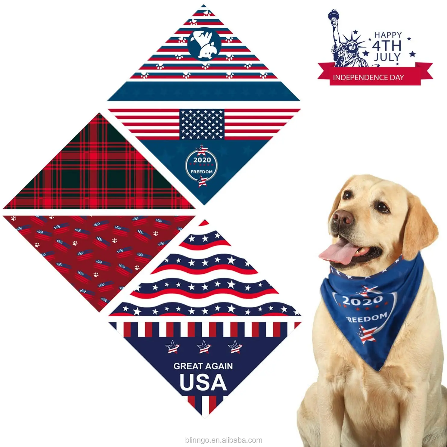 bandana on dog's neck