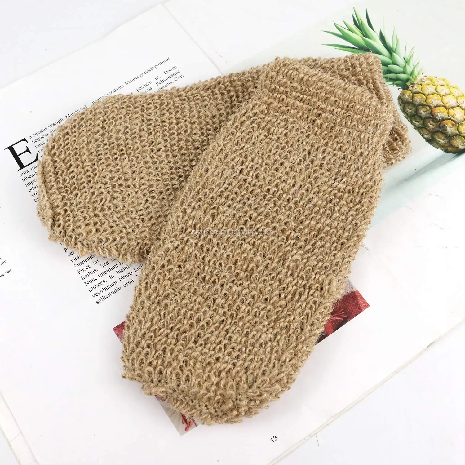 Eco Friendly Natural Hemp Exfoliating Glove And Bath Scrubber Buy