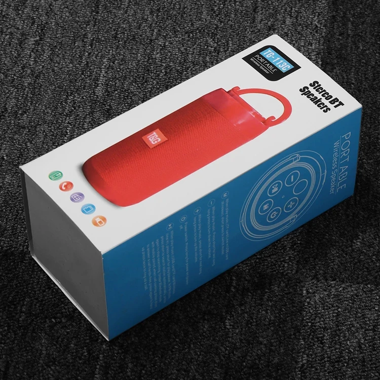 Portable wireless speaker tg113c camping light radio wireless microphone tws portable bass waterproof party bluetooth speaker - ANKUX.COM