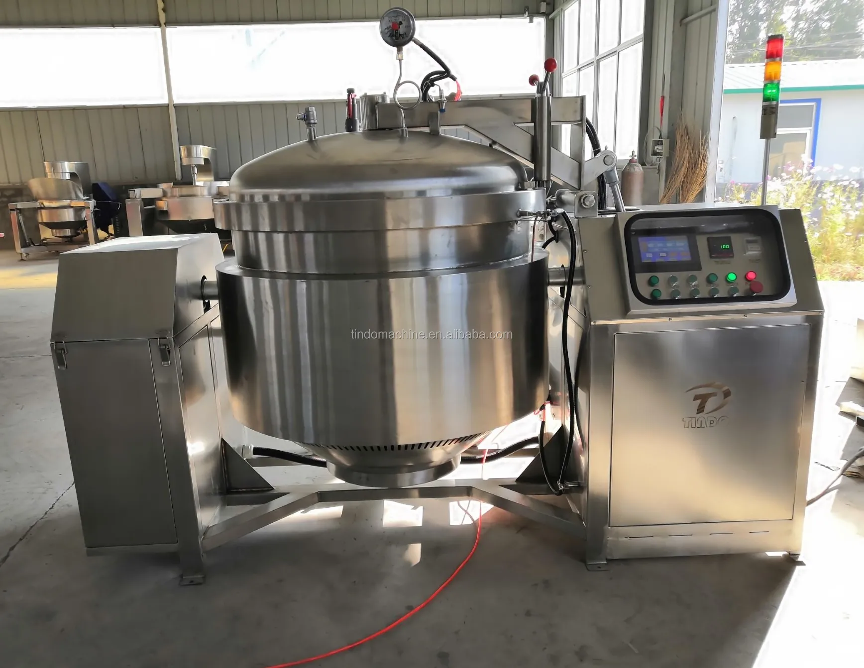 Stainless Steel Sus304/316 100l 300l 1000l Industrial Electric Steam