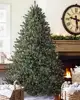 Xmas Tree PE PVC PET Auto-umbrella Construction Customized Design Party Home Decorations Pre-lit Christmas Artificial Tree