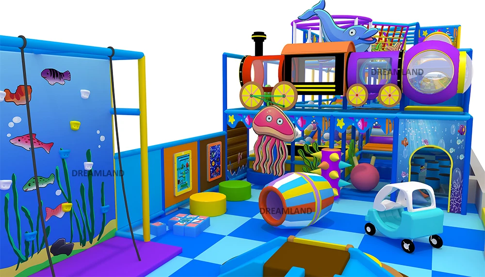 Ocean Theme Children Indoor Soft Play Areas Playground Equipment,Kids