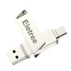 Eletree Micro 3 in 1 Digital Waterproof 128gb OTG Memory Stick 3.0 usb drive Compatible with smart phone