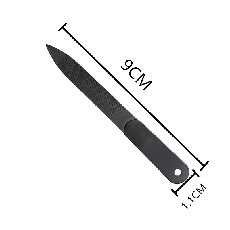 product original factory nail file and buffer mini professional black nail files custom-3