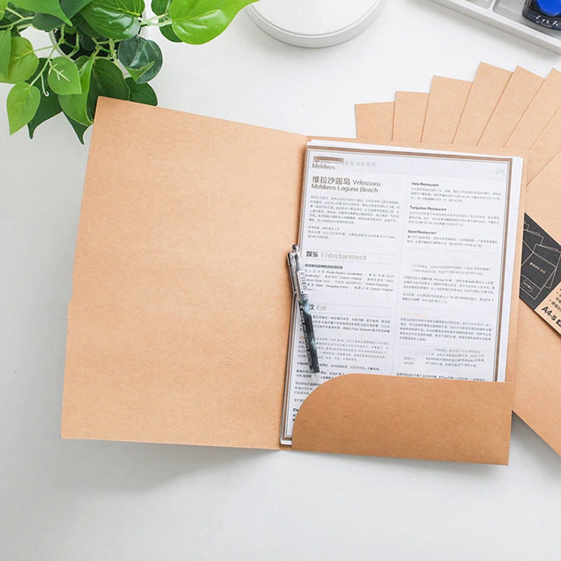 custom-simple-office-kraft-paper-folder-a4-file-folder-school-document-folder-buy-kraft-paper