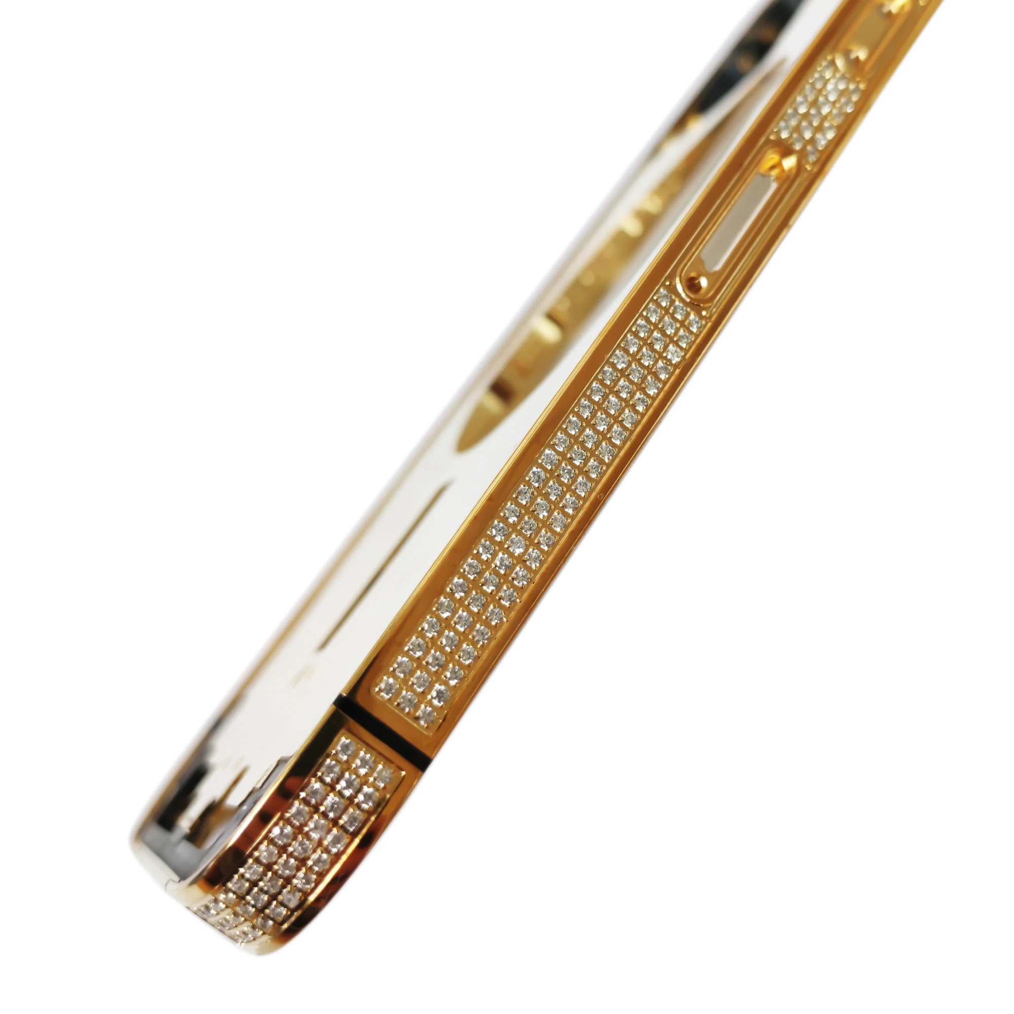 24k Gold Plated Middle Frame With Diamond For Iphone 14 Pro 14 Pro Max Replacement Housing Buy For Iphone 12 Pro 24k Gold Plated Inlay Zircon Middle Frame Replacement Housing For Apple Iphone