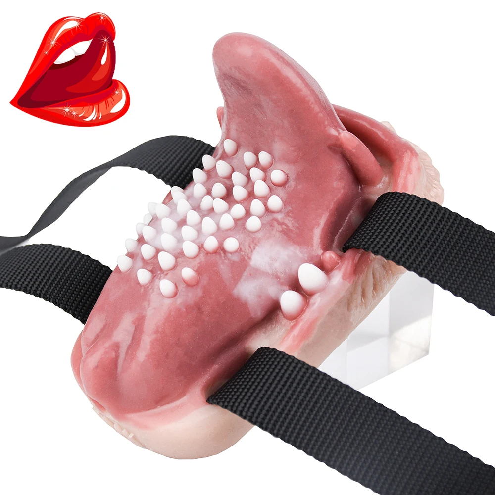 Tongue Shape Sex Grinder With Spike Pussy Sex Toy Tongue Dildo for Women  Masturbating Dildo Vibrating