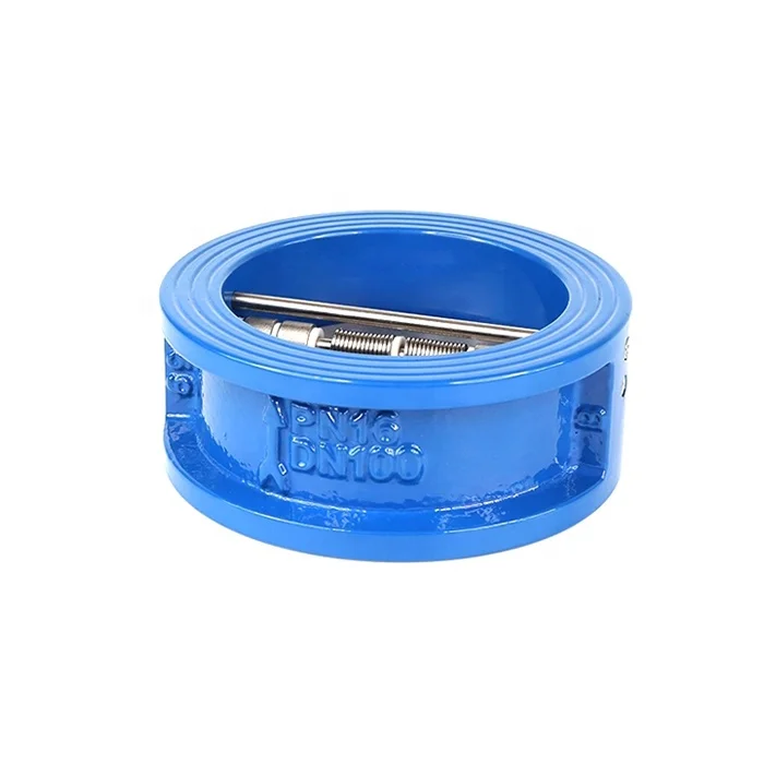 Cast Iron Non Return 8 Inch Wafer Double Dual Plate Disc Butterfly Check Valve