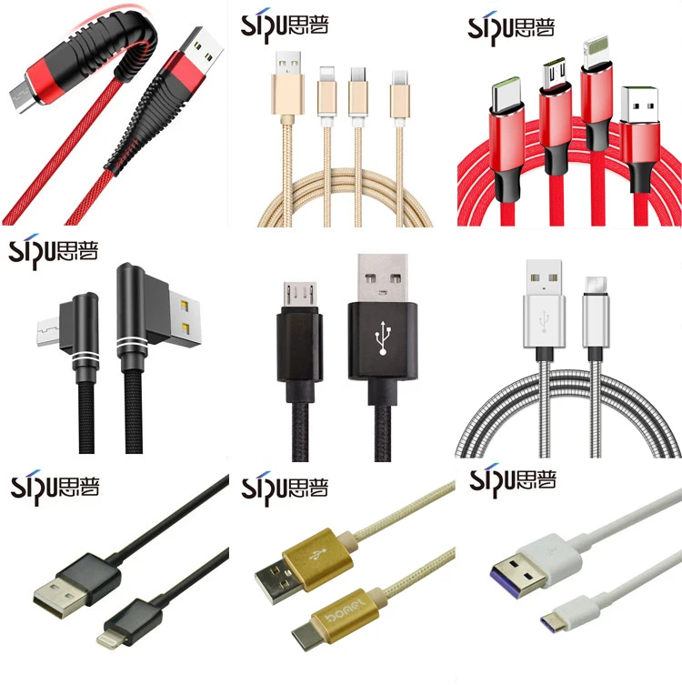 SIPU magnetic usb cable 1m cell phone 3 in 1 usb magnetic cable high quality fast charger cable - ANKUX.COM