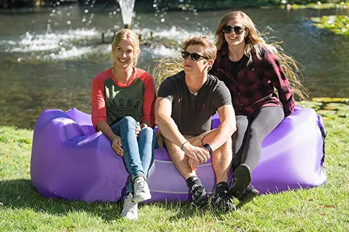 Amazon Top Seller Beach Lazy Air Sofa Camping Inflatable Air Lounger