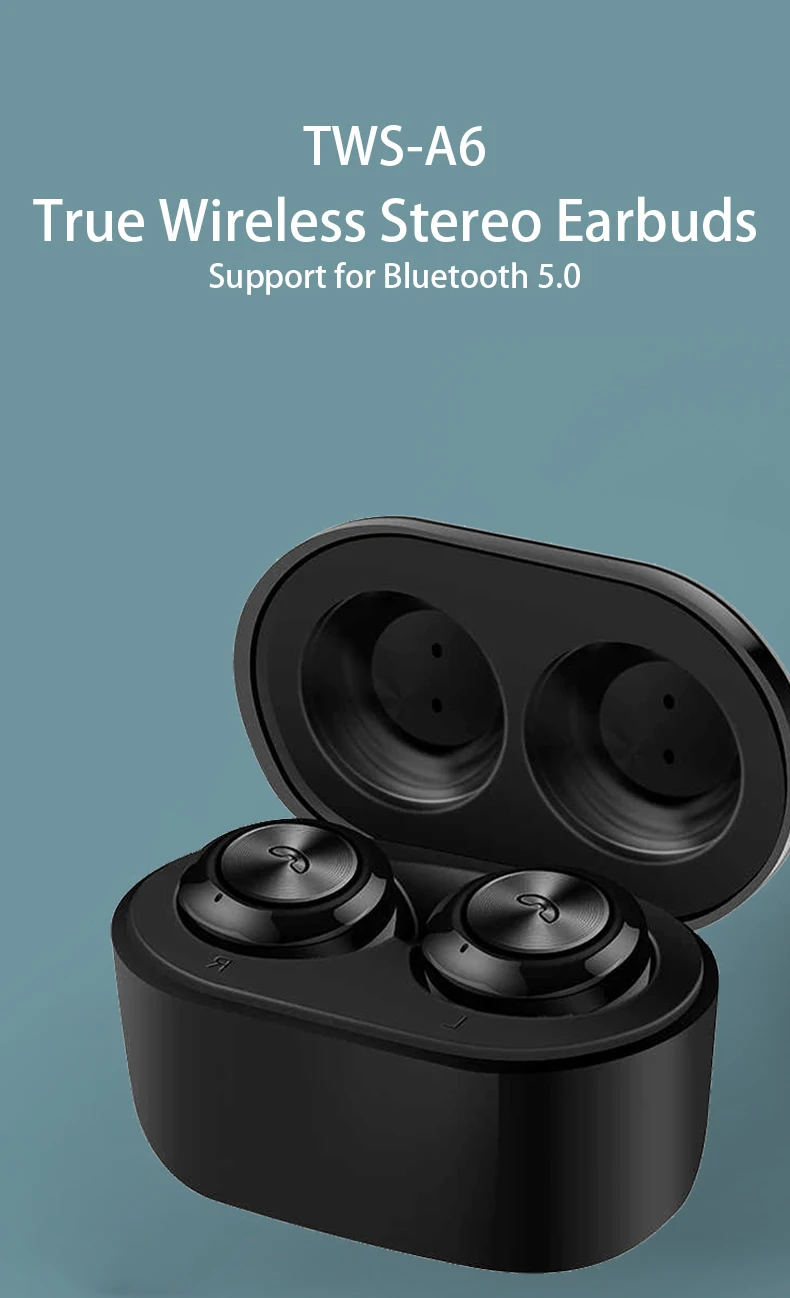 2019 Wholesale Cheapest Price Sport True Wireless Stereo earphone A6 Mini TWS BT 5.0 Dual Earbuds - ANKUX.COM