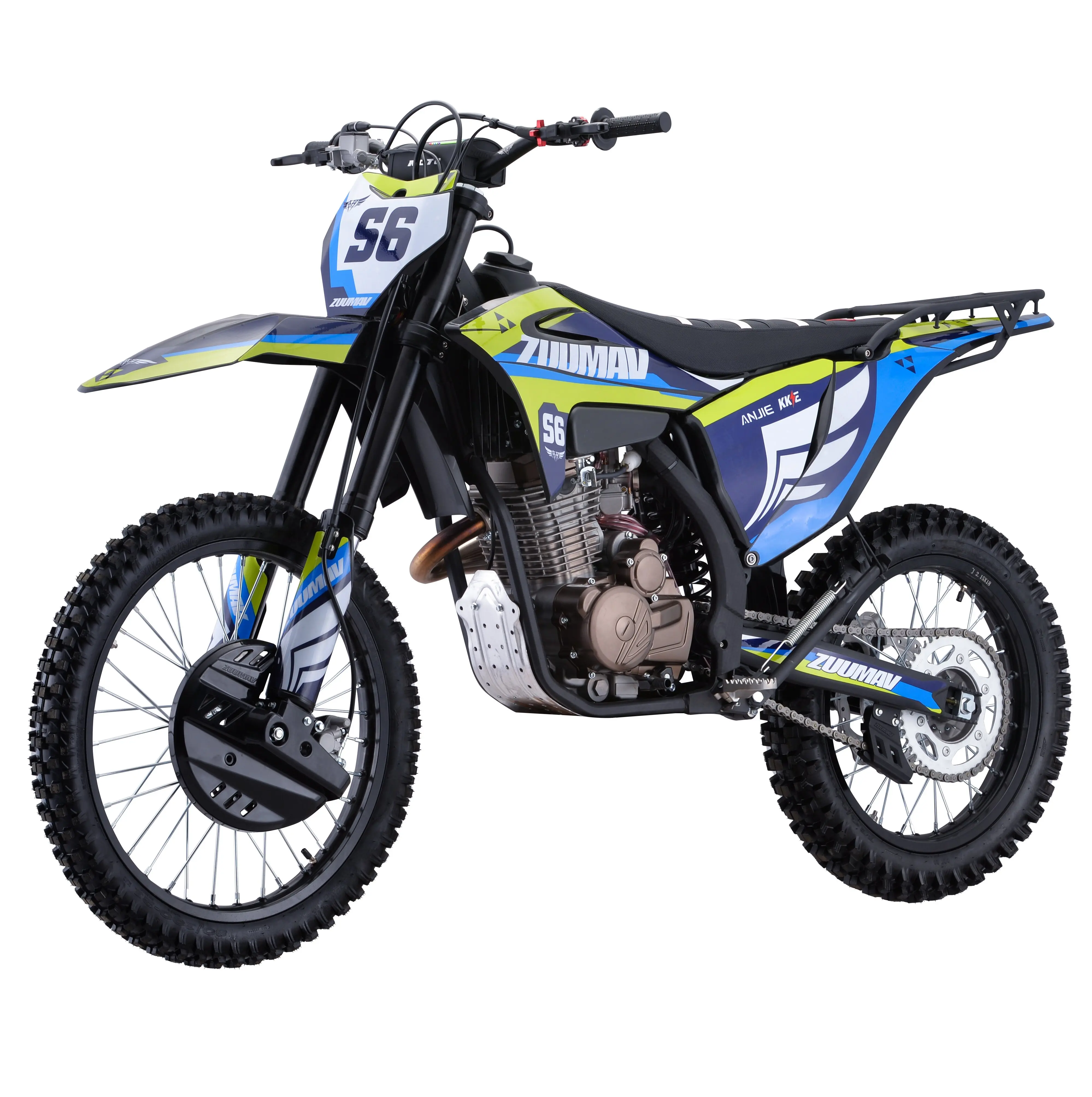 ZUUMAV 250cc Off Road Motorcycle - Powerful 4-Stroke Engine, 5