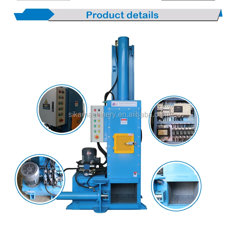 Aluminum Can Recycling Machine Vertical Hydraulic Metal Baler Machine