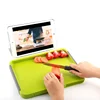 Custom multifunctional mini small plastic pp kitchen vegetable cutting board with knives