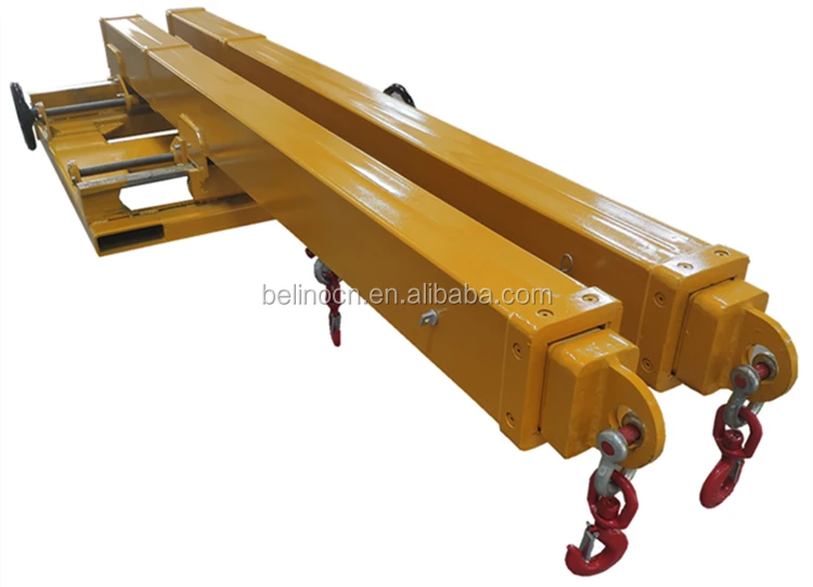 Double Telescope Extension Forklift Boom For Slabs Bundle Lifting Buy