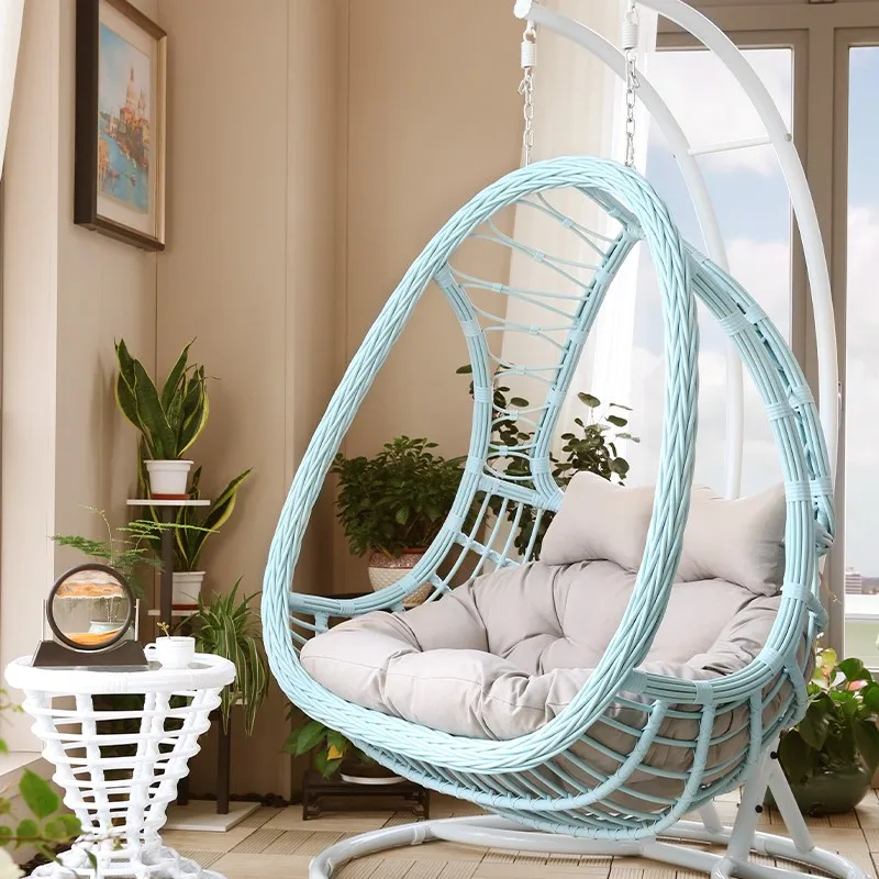 New Design Garden Patio Balcony Hanging Chair Patio Egg Rattan Outdoor