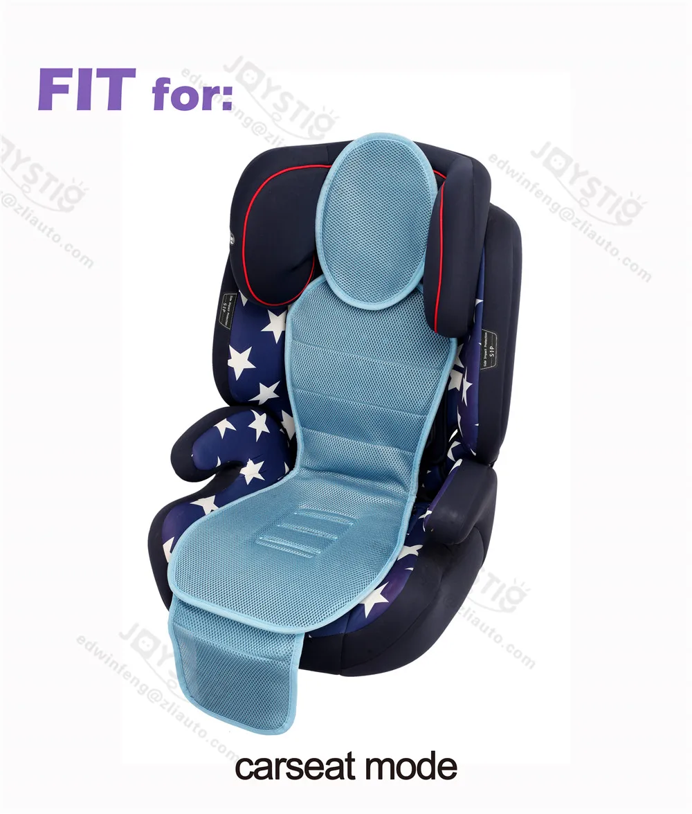 For Baby & Kids Air Mesh Cool Seat Pad Liner With Fan Use on Stroller & Car Seat 