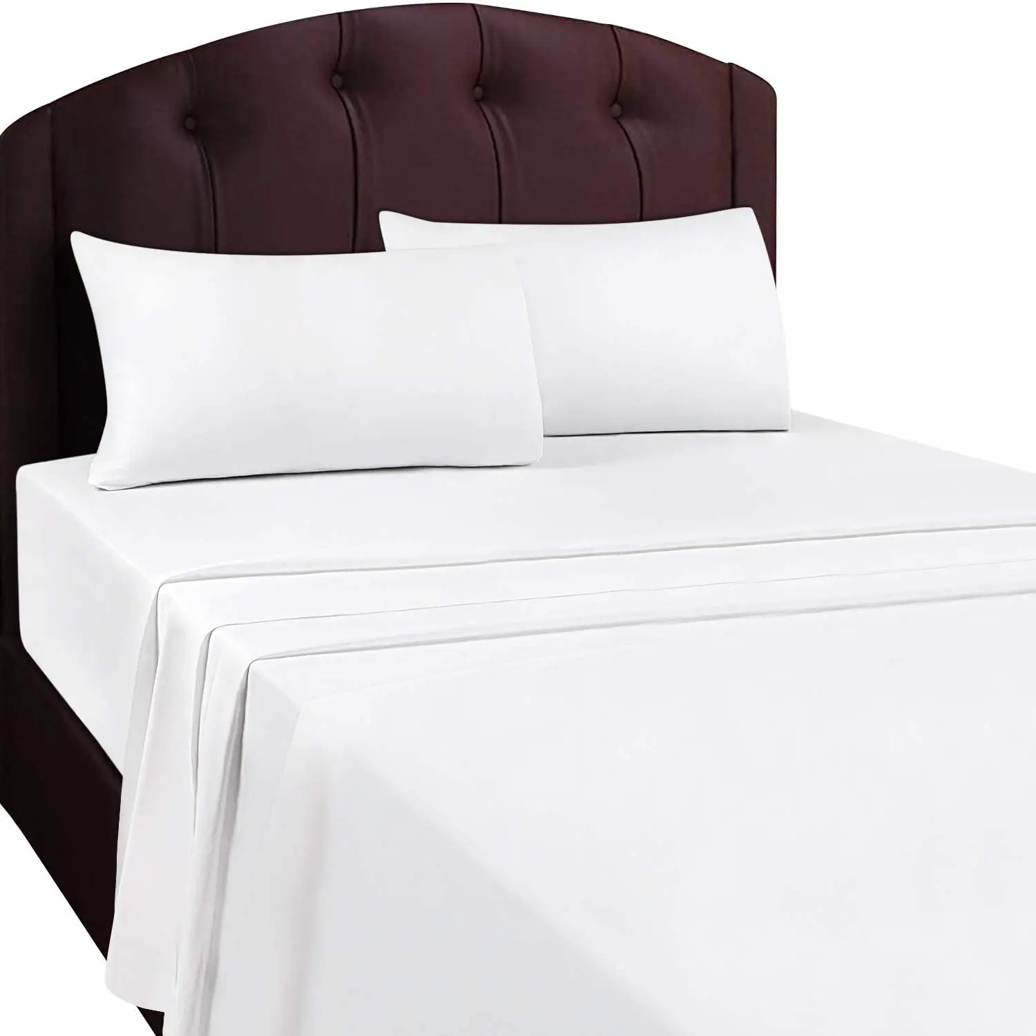1800 Series Bright Color Collection Soft Microfiber Bed Sheet Home Use