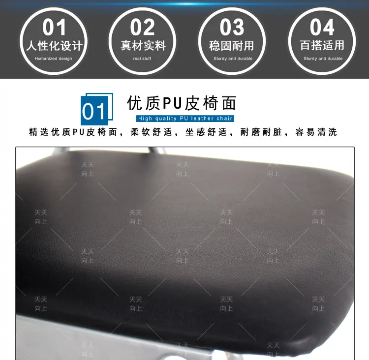 School Teacher's Desk and Chair PU Padded Sponge Cushion Student Chair Wooden Writing Tablet Folding Adult Study Table Chair